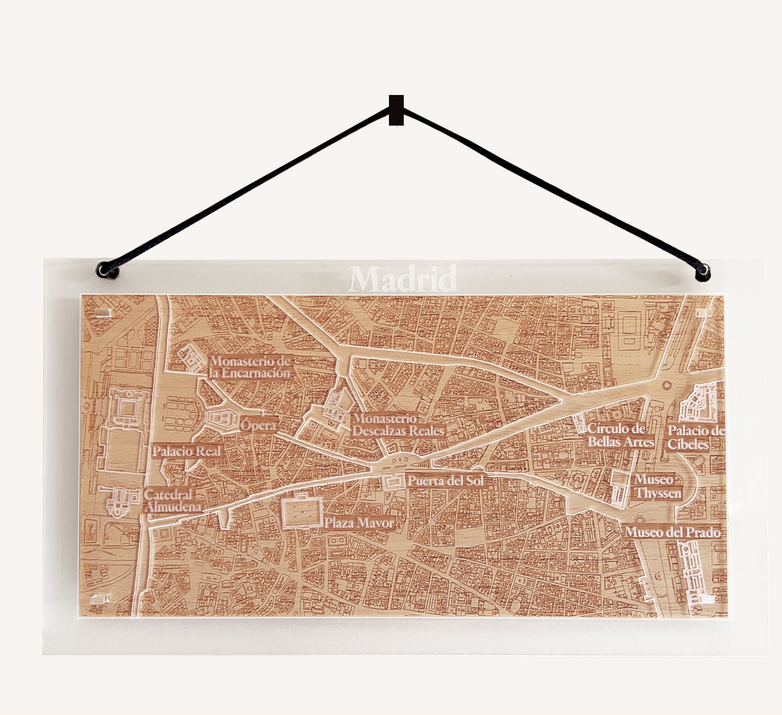 Plano de la ciudad de Madrid para colgar