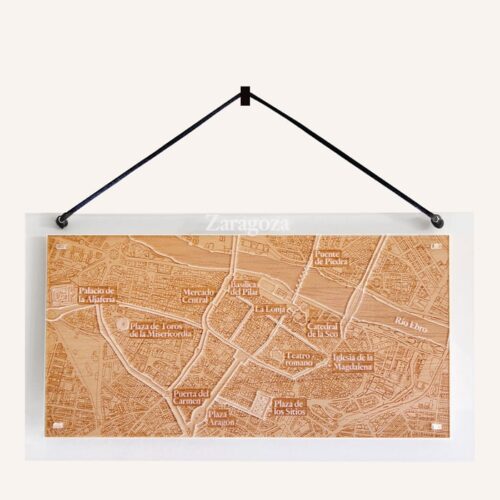 Plano de la ciudad de Zaragoza